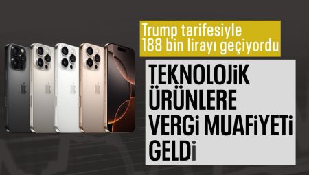 Donald Trump’tan cep telefonu ve bilgisayarlara yönelik vergi kararı